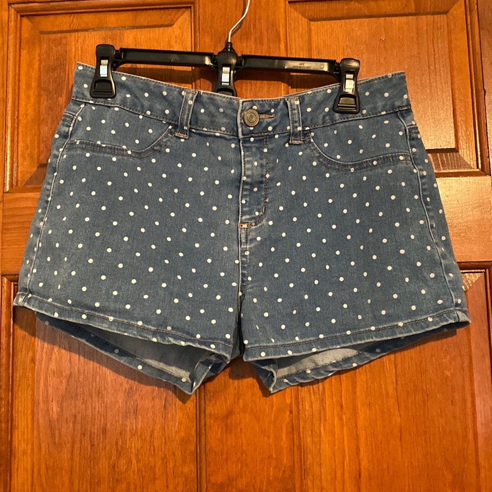 Authentic American Heritage Polka Dot Jean Shorts